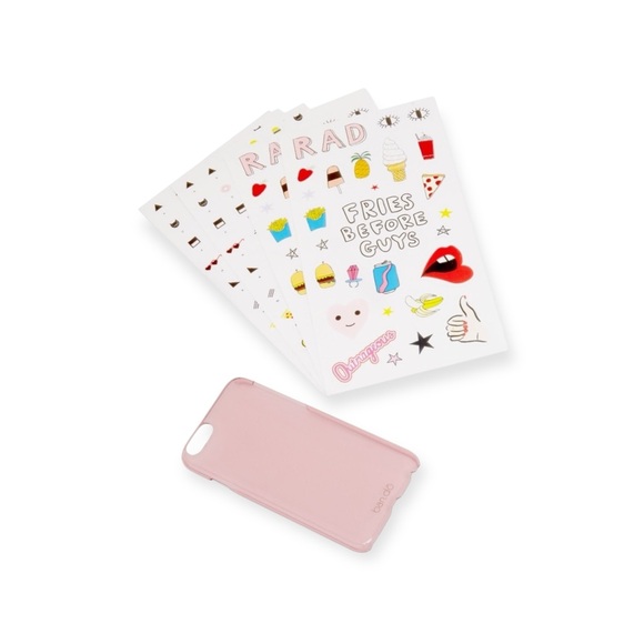 new Bando  Fries Before Guys  iPhone 6 7 8 Case  Clear Pink Lips Stickers  - Picture 9 of 15